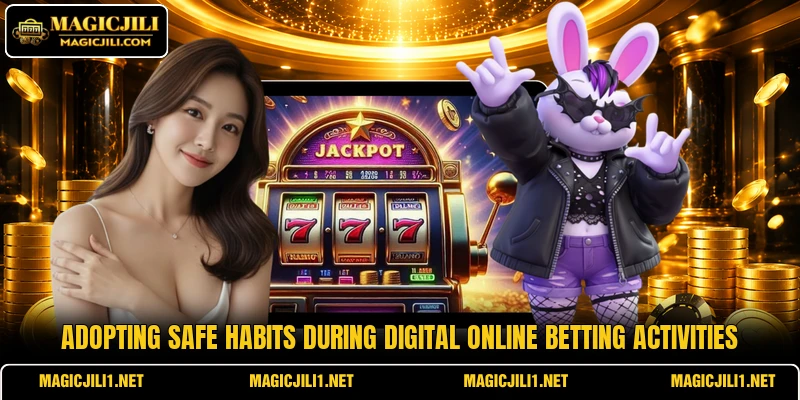 Adopting safe habits during digital online betting activities