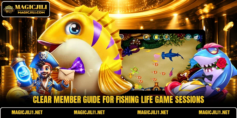 Clear member guide for Fishing Life game sessions Clear member guide for Fishing Life game sessions