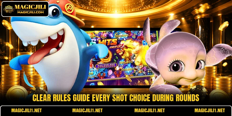 Clear rules guide every shot choice during rounds Clear rules guide every shot choice during rounds