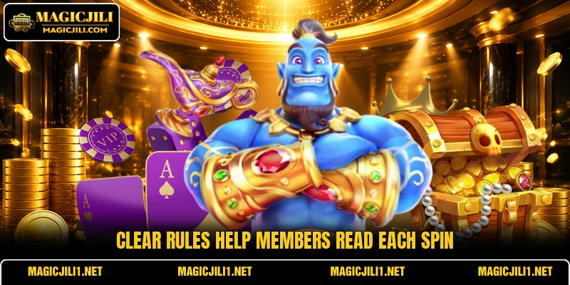 Clear rules help members read each spin Clear rules help members read each spin