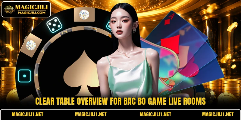 Clear table overview for Bac Bo Game Live rooms Clear table overview for Bac Bo Game Live rooms