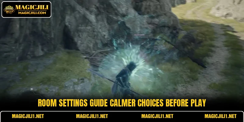 Room settings guide calmer choices before play Room settings guide calmer choices before play