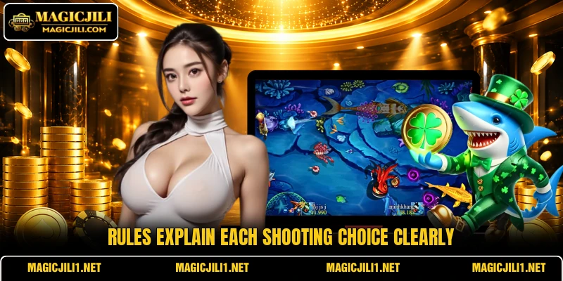 Rules explain each shooting choice clearly