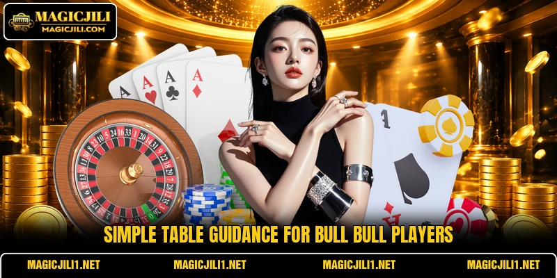 Simple table guidance for Bull Bull players Simple table guidance for Bull Bull players