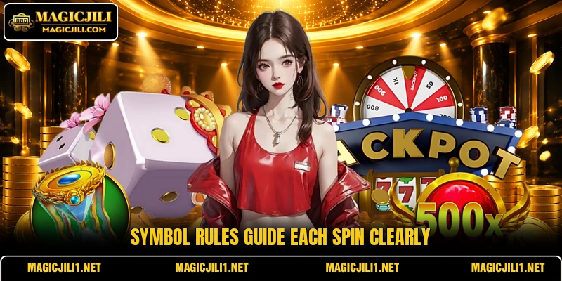 Symbol rules guide each spin clearly Symbol rules guide each spin clearly