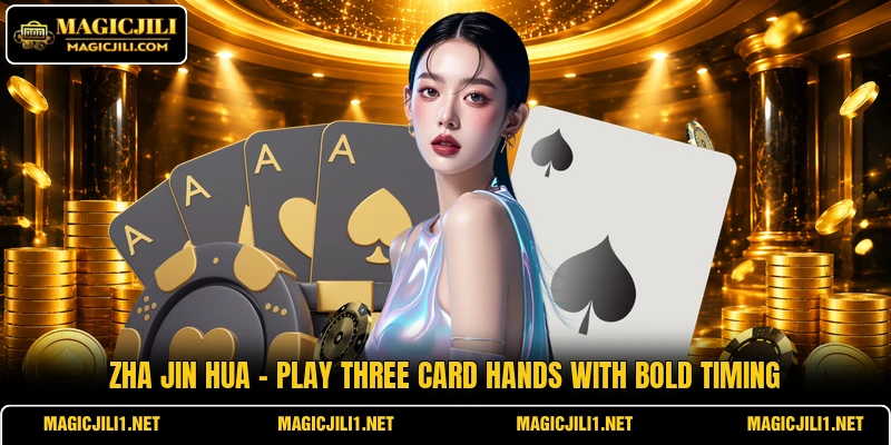 Zha Jin Hua - Play Three Card Hands With Bold Timing